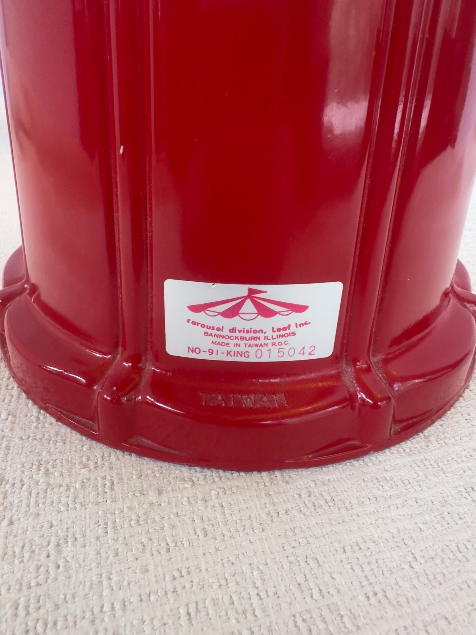 Vintage Carousel Gum Ball Machine - Image 2